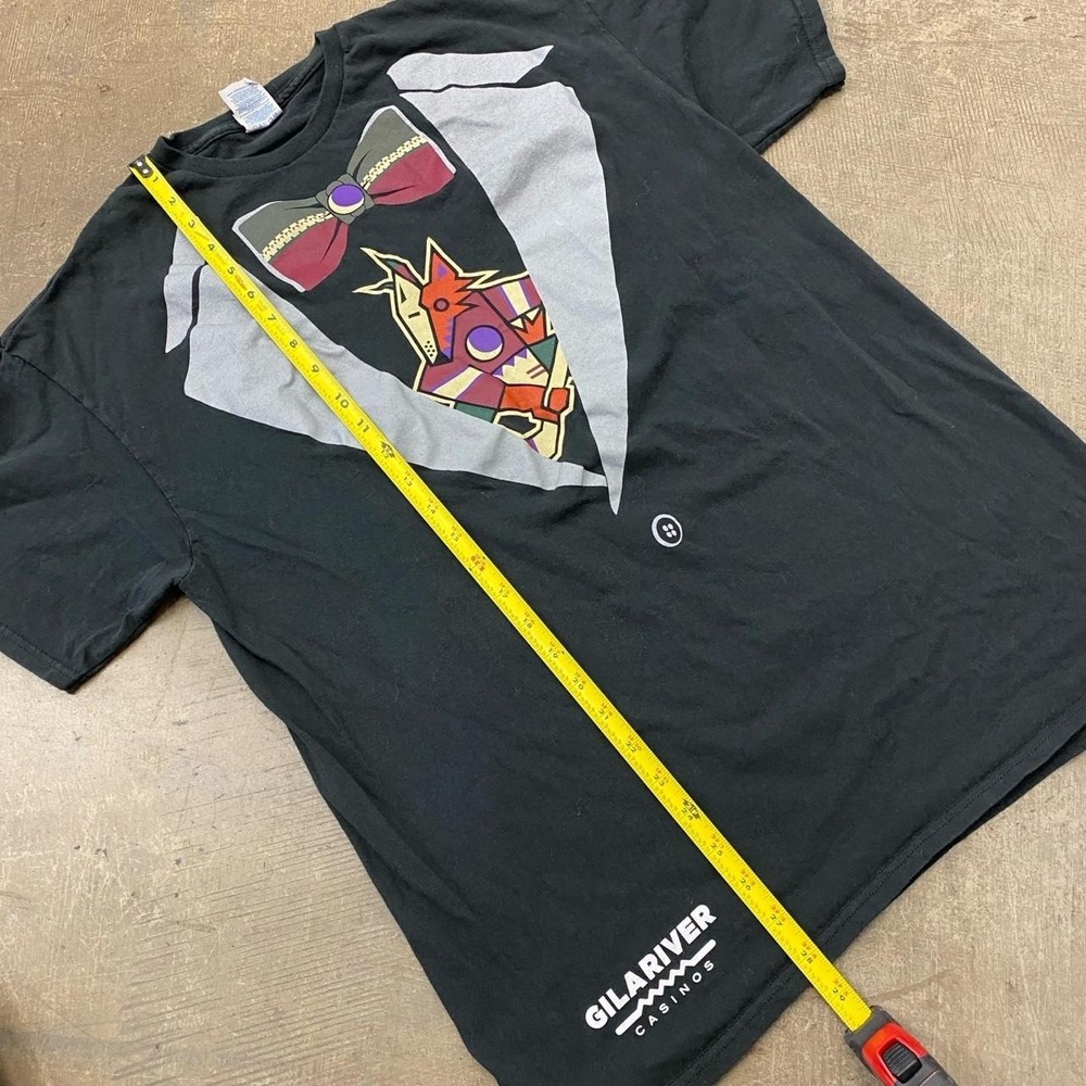 Vintage Arizona Coyotes NHL Suit And Tie T-Shirt Phoenix Hockey Large - Picture 5 of 5